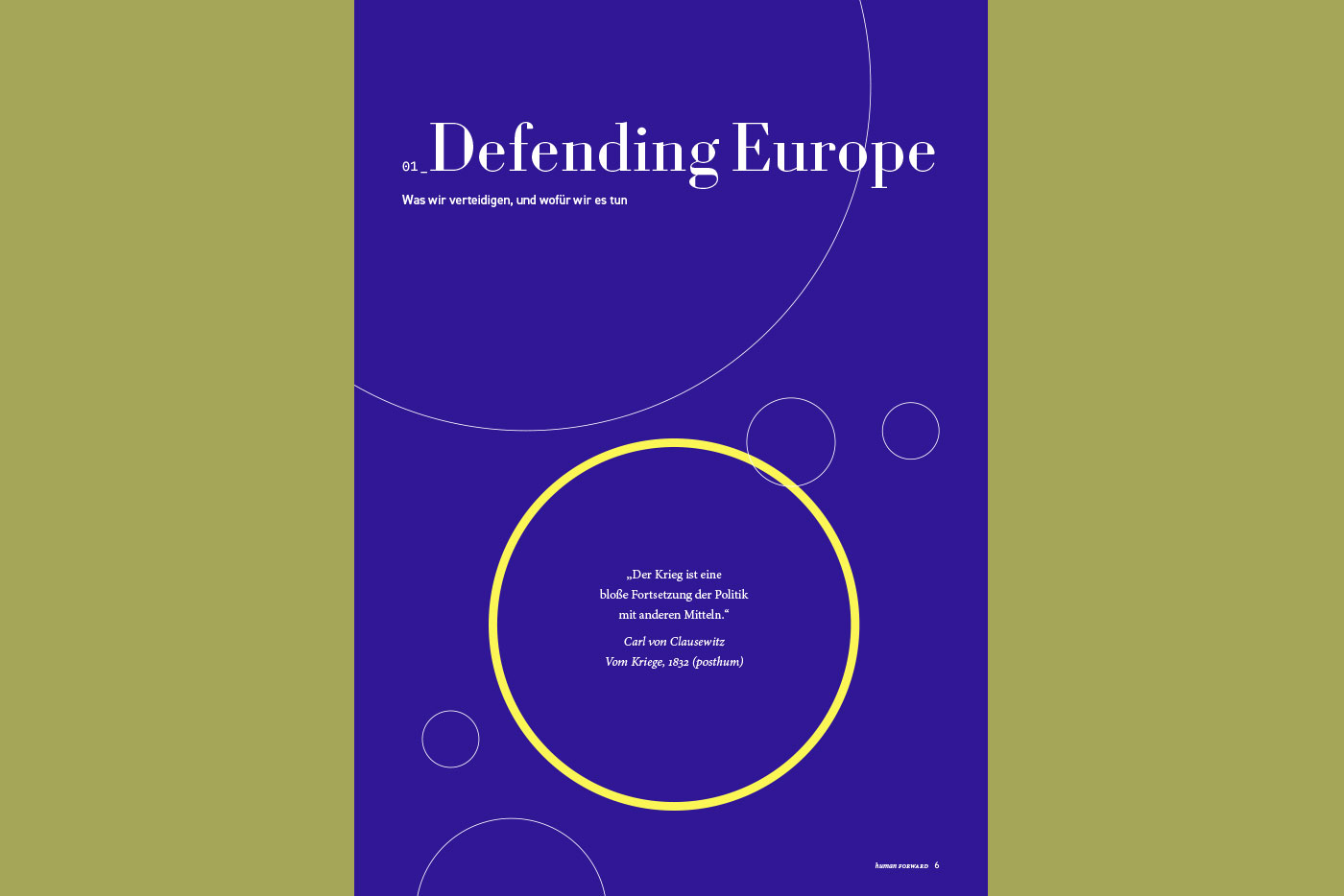 Human White Paper – Konzept, Artdirektion - Teil 12